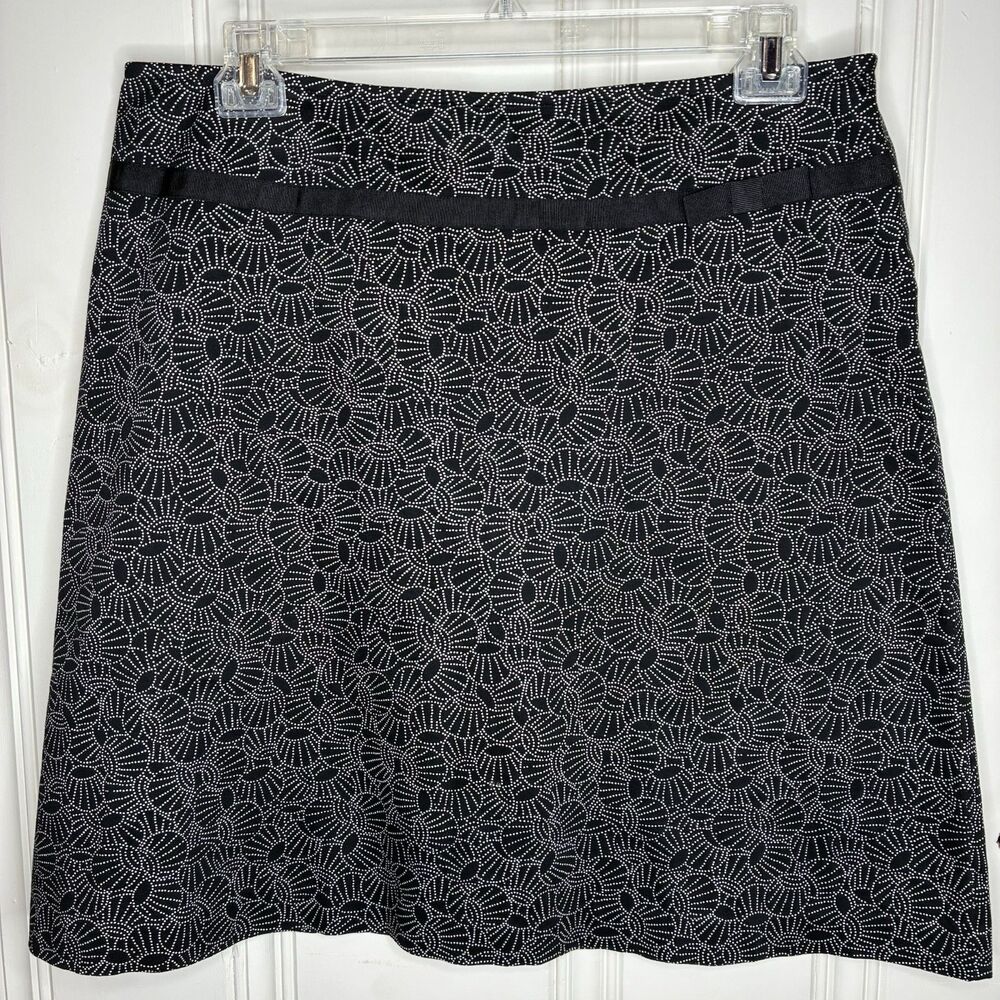 A-line Cotton Blend Skirt Sz 16 VTG Liz‎ Claiborne Classic Preppy Capsule Comfy